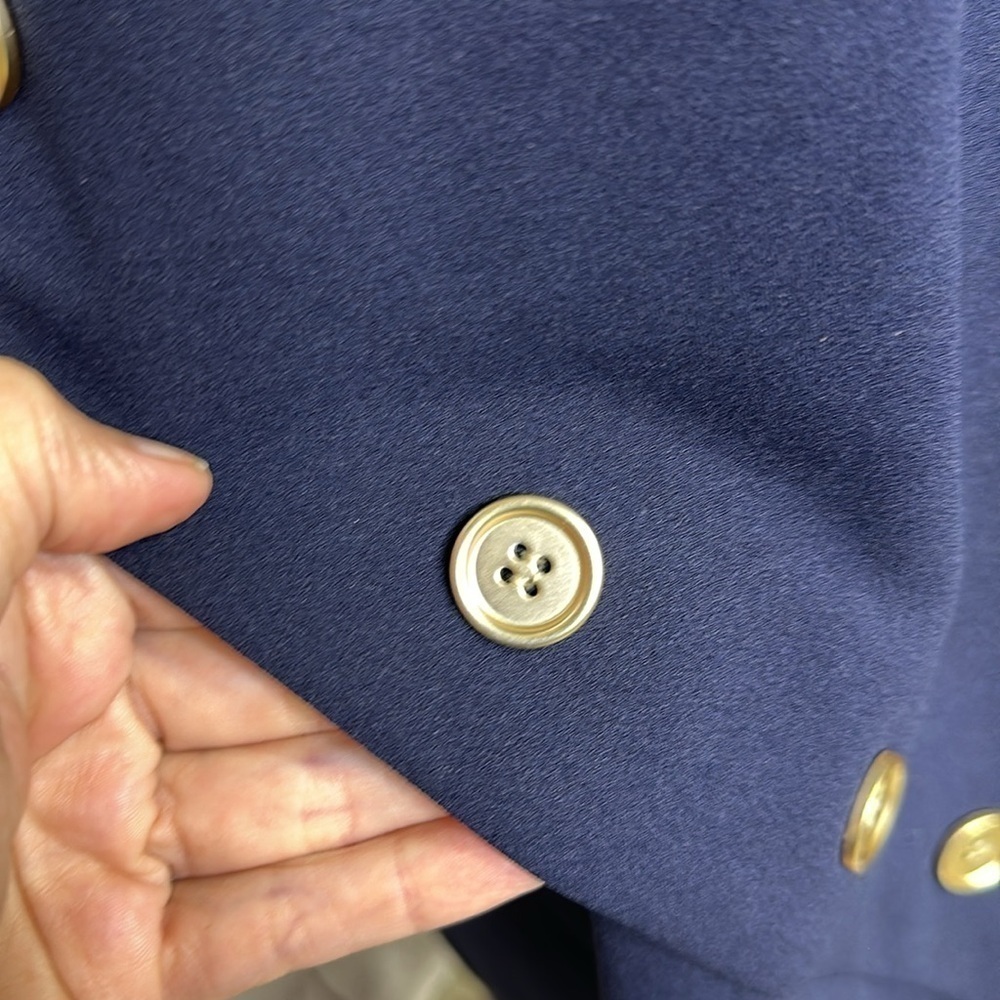 Nanette Lepore Navy Button-Detail Dress - Picture 5 of 15